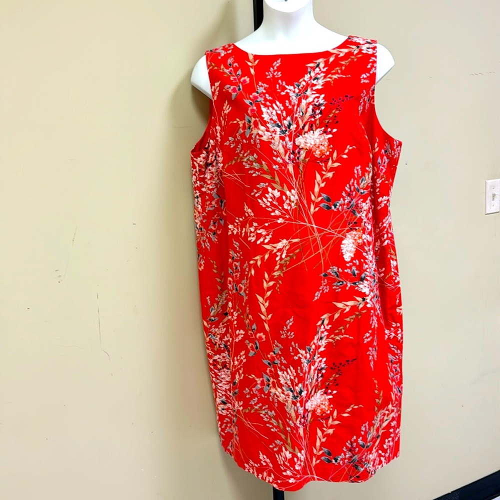 Plus size Talbots sleeveless dress